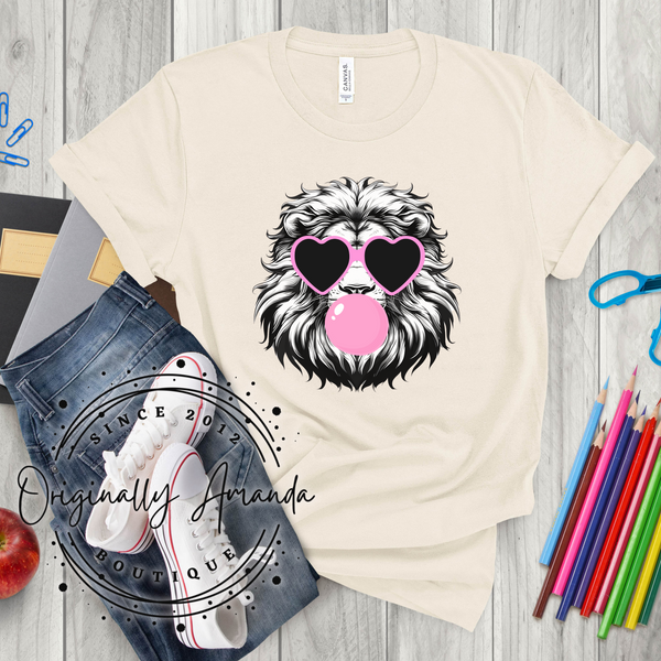 Bubble Gum Lion Tee