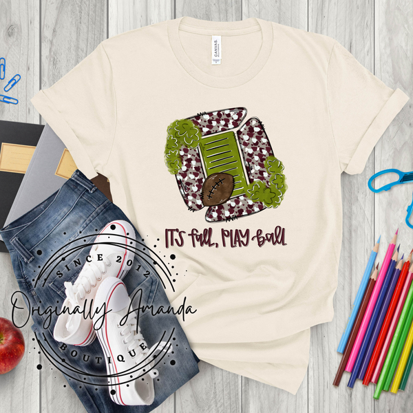 It's Fall Play Ball Tee