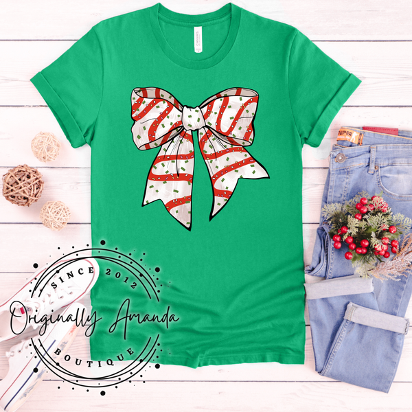 Snack Cake Bow Tee