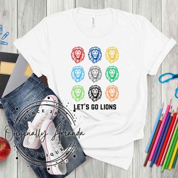 Let's Go Lions Tee