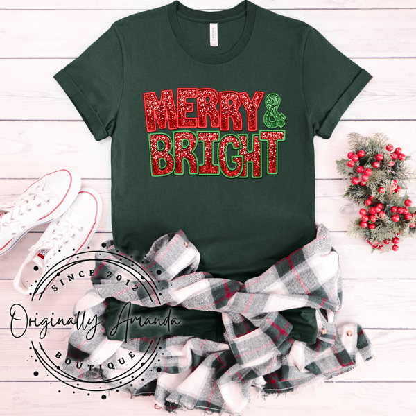 Merry & Bright Tee