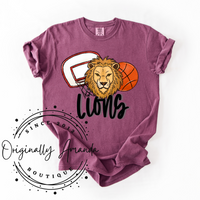 Lions Basketball Tee