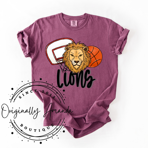 Lions Basketball Tee