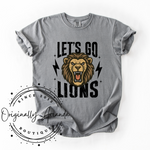 Let's Go Lions Bolt Tee
