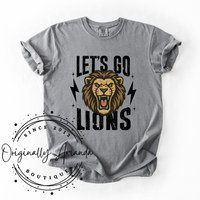 Let's Go Lions Bolt Tee