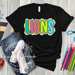LIONS Doodle Tee