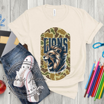 Camo Lion Tee