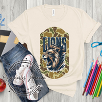 Camo Lion Tee