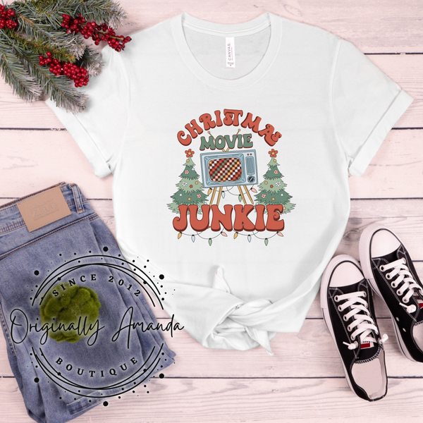 Christmas Movie Junkie Tee