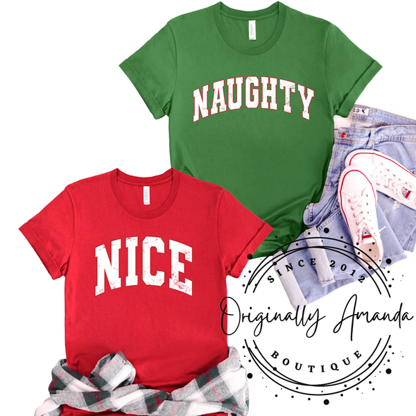 Naughty or Nice Tees
