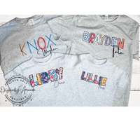Custom Name Tees
