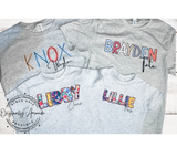 Custom Name Tees