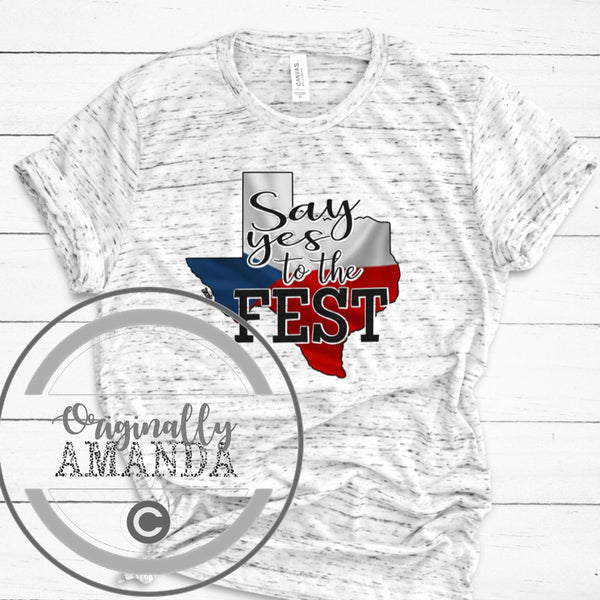Say Yes to the Fest - Czech Flag