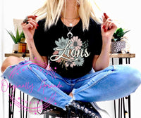 Lions Floral Tee