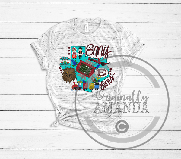 Small-town Love Tee (hand-drawn)
