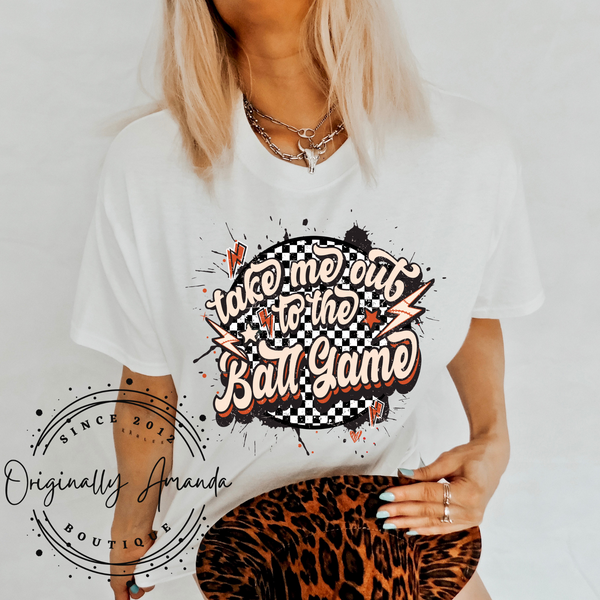 Take me out to the Ballgame tee!