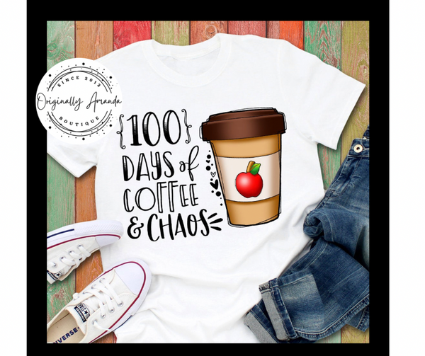 100 Days of School - Coffee & Chaos