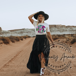 Floral Monogram Top
