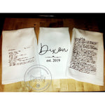 Custom Recipe Tea Towels